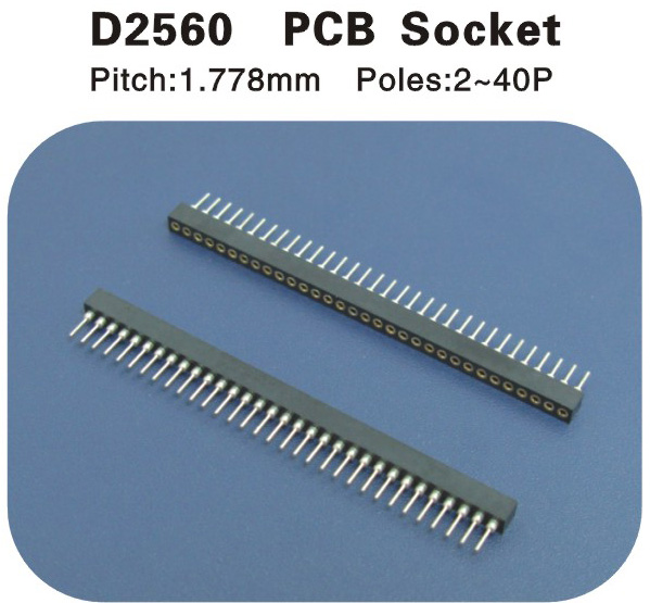 PCB Socket 1.778圆孔排母 D2560