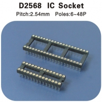 IC Sooket 2.54角度连接器 D2566