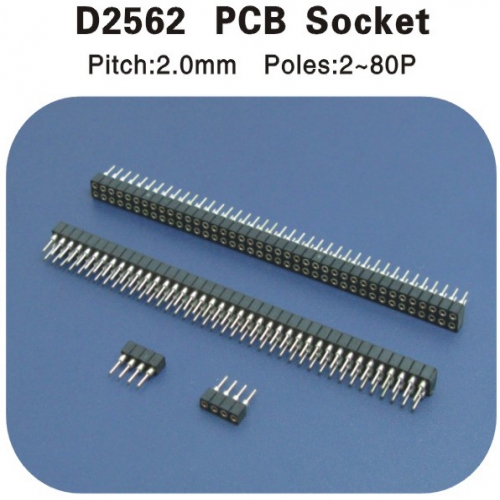  PCB Socket 2.0圆孔排母 D2562