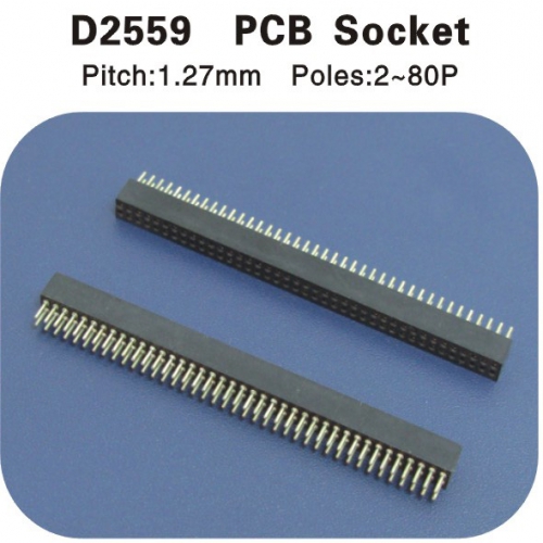  PCB Socket 1.27圆孔排母 D2559