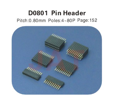  D0801 PIN HEADER连接器