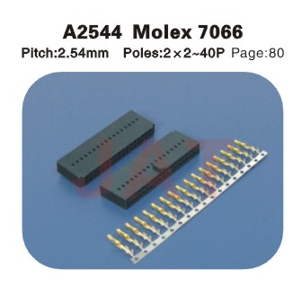  MOLEX 7066 A2544 2.54MM